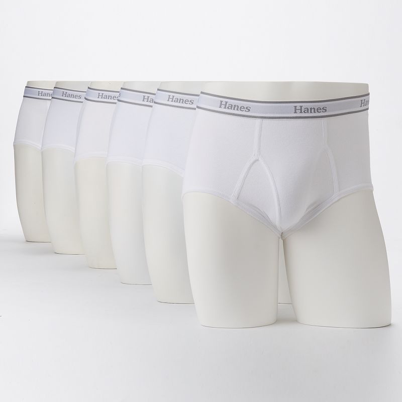 UPC 043935591274 product image for Men's Hanes® 6-pack Tagless Briefs, Size: XL, White | upcitemdb.com