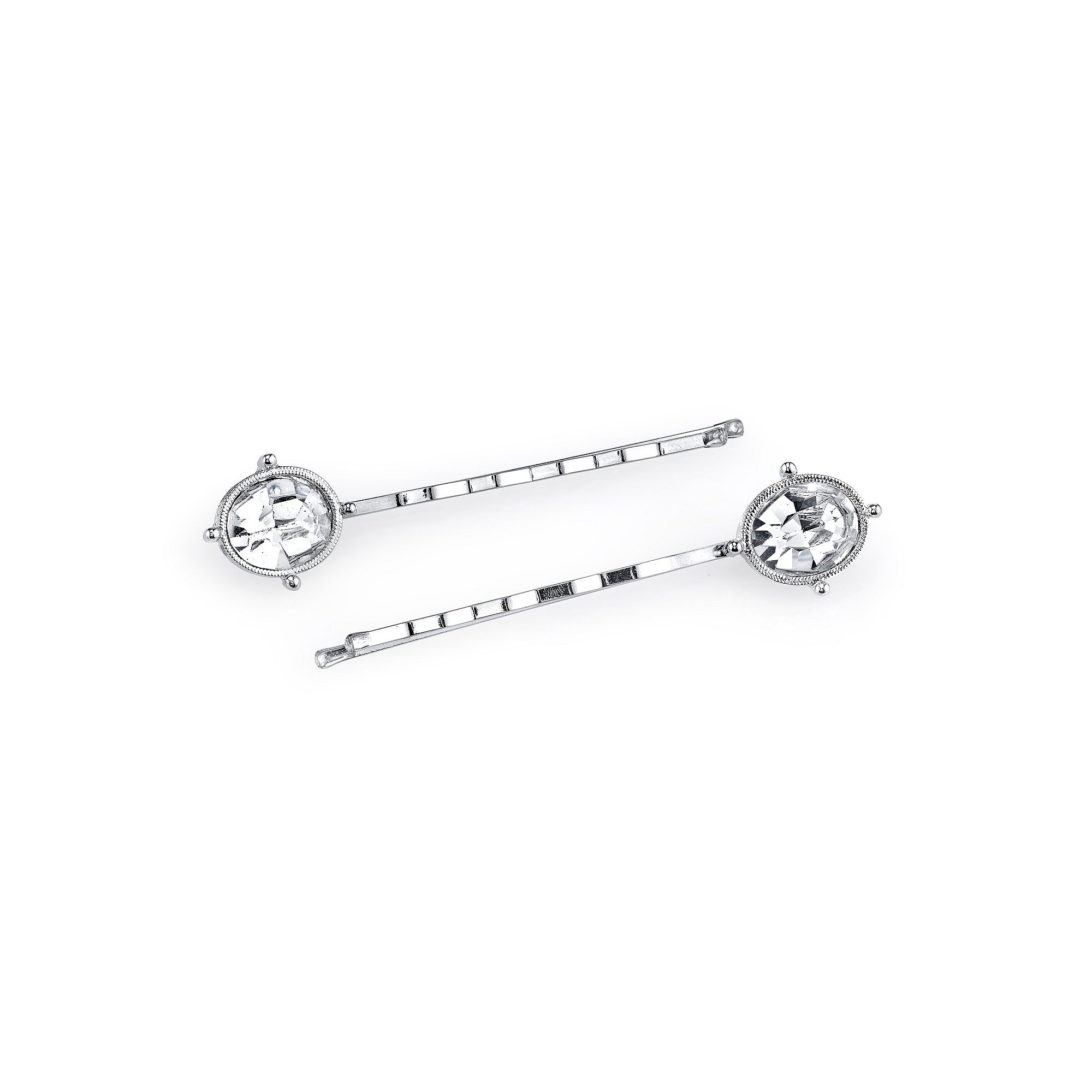 1928 Bobby Pin Set, White