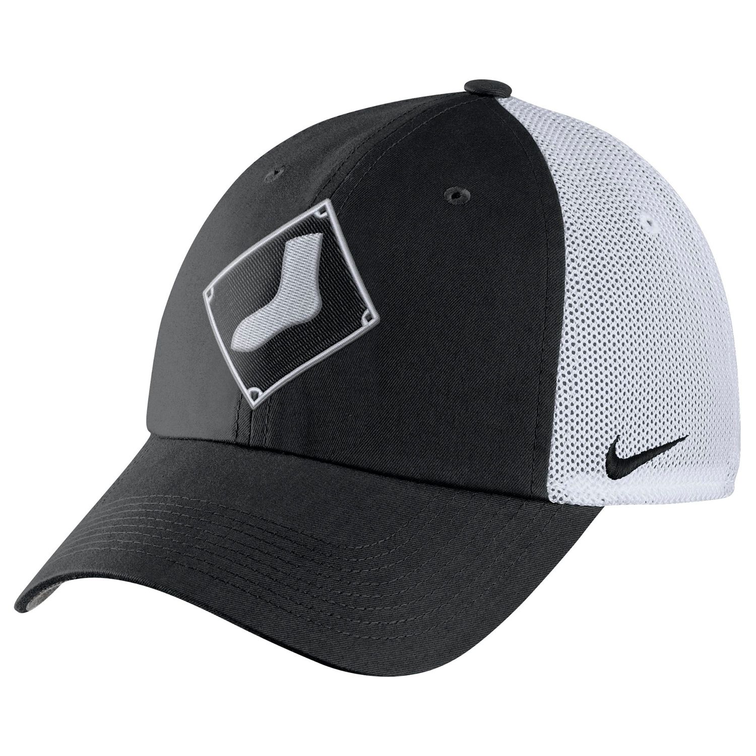 nike white sox hat