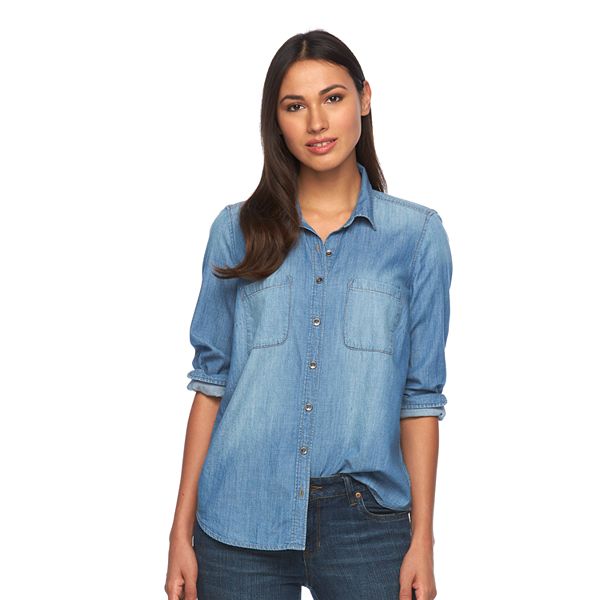 Women's Sonoma Goods For Life® Chambray Shirt