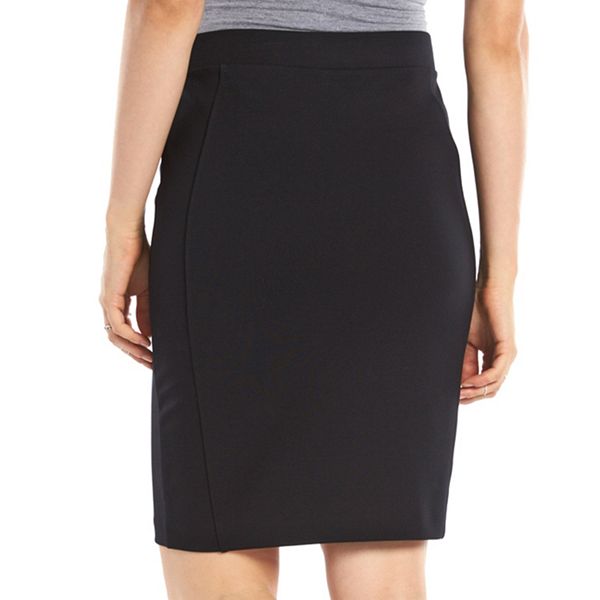 Women's ELLE™ Solid Ponte Pencil Skirt