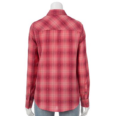 Petite Sonoma Goods For Life® Plaid Flannel Shirt