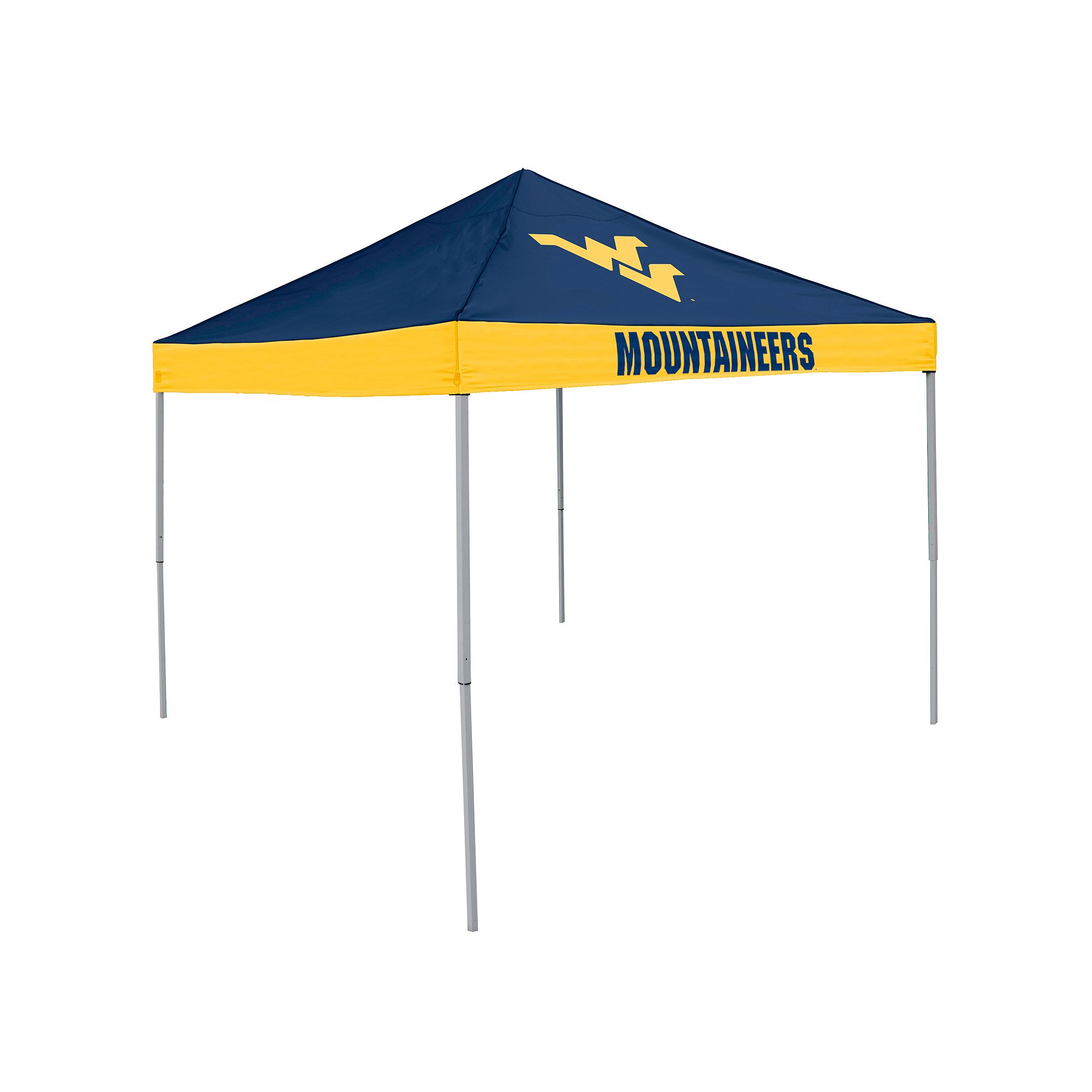 Logo Brand West Virginia Mountaineers Economy Tent, Team