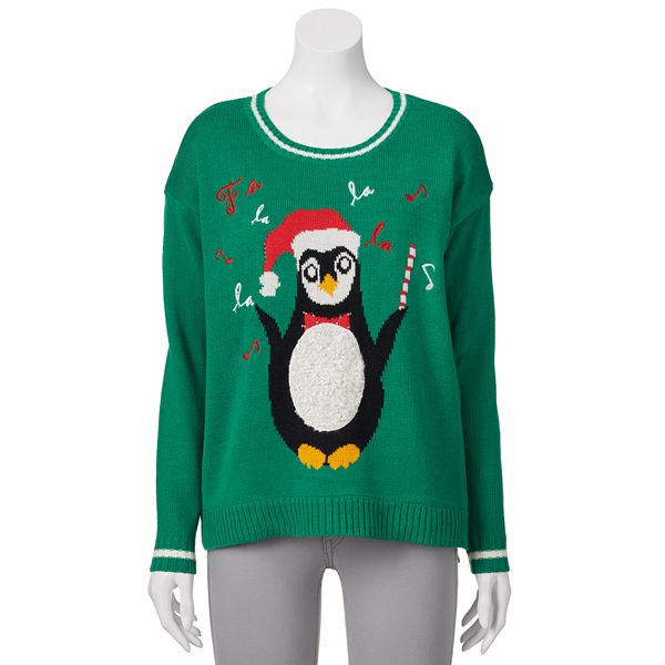 Light-Up Juniors' It's Our Time Penguin Sweater