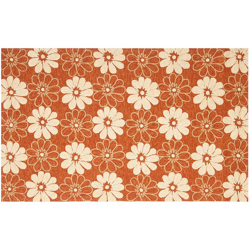 Safavieh Four Seasons Daisies Indoor Outdoor Rug, Multicolor, 3.5X5.5 Ft