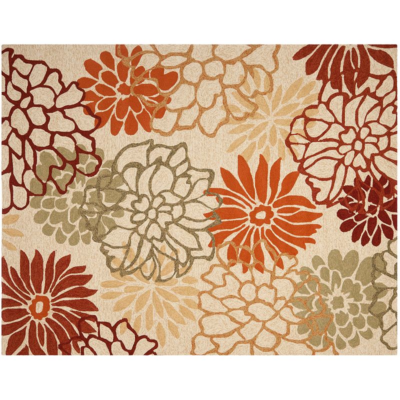 Safavieh Four Seasons Foliage Indoor Outdoor Rug, Multicolor, 8X10 Ft