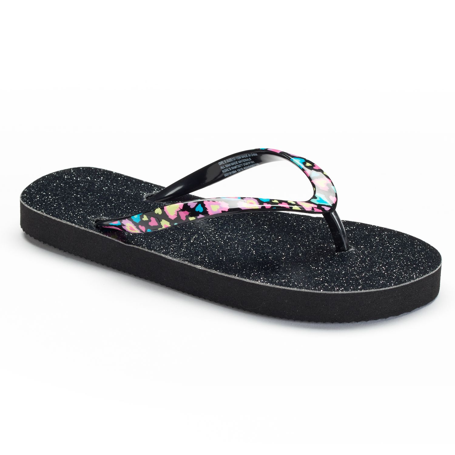 so flip flops glitter