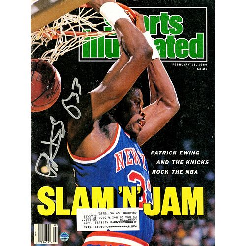 Steiner Sports Patrick Ewing Signed 1989 Sports Illustrated Magazine