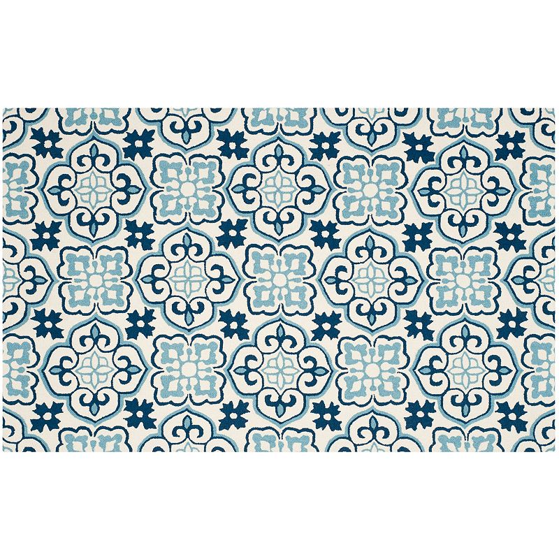 Safavieh Four Seasons Royal Medallion Indoor Outdoor Rug, Multicolor, 5X8 Ft