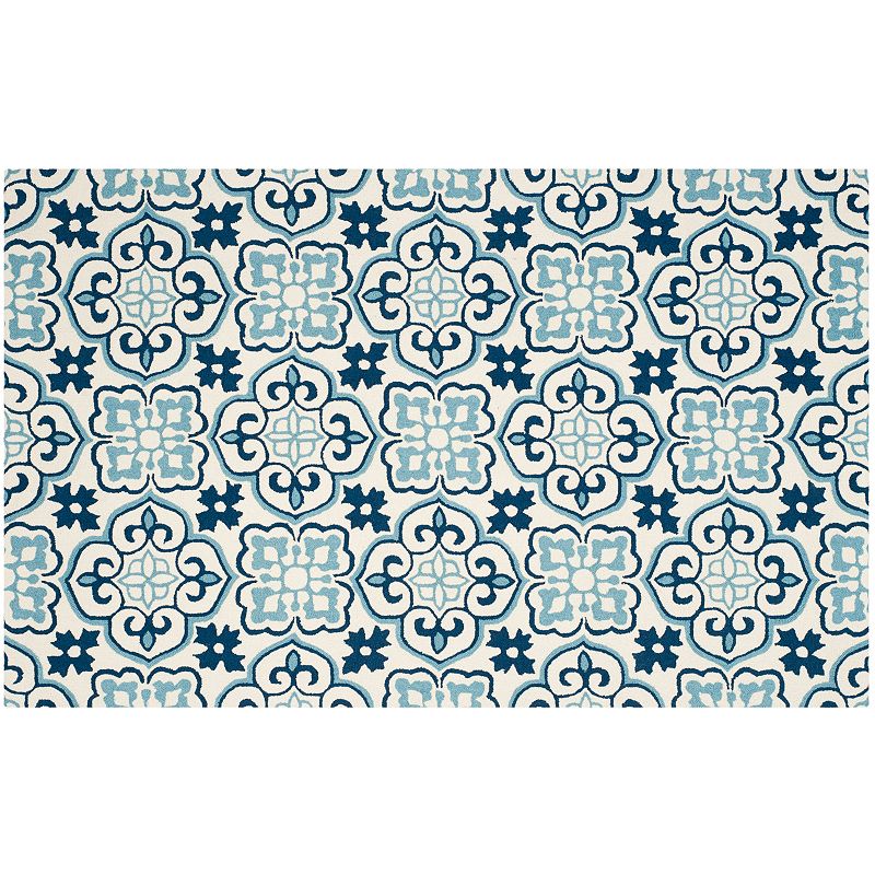 Safavieh Four Seasons Royal Medallion Indoor Outdoor Rug, Multicolor, 5X8 Ft