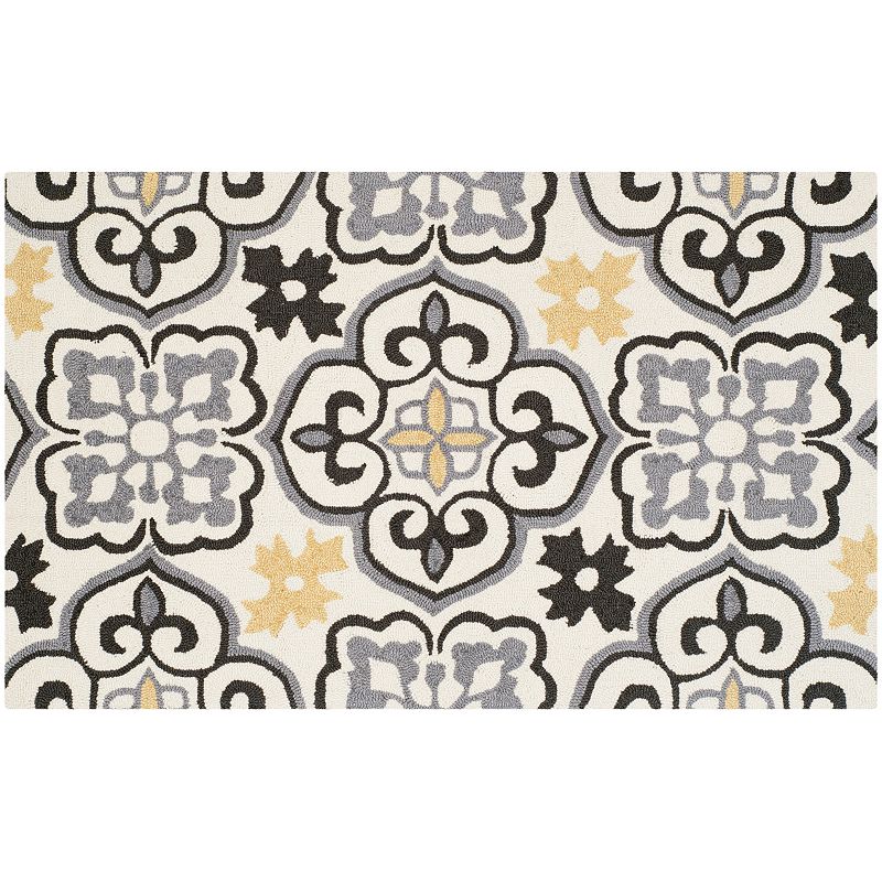 Safavieh Four Seasons Royal Medallion Indoor Outdoor Rug, Multicolor, 5X8 Ft