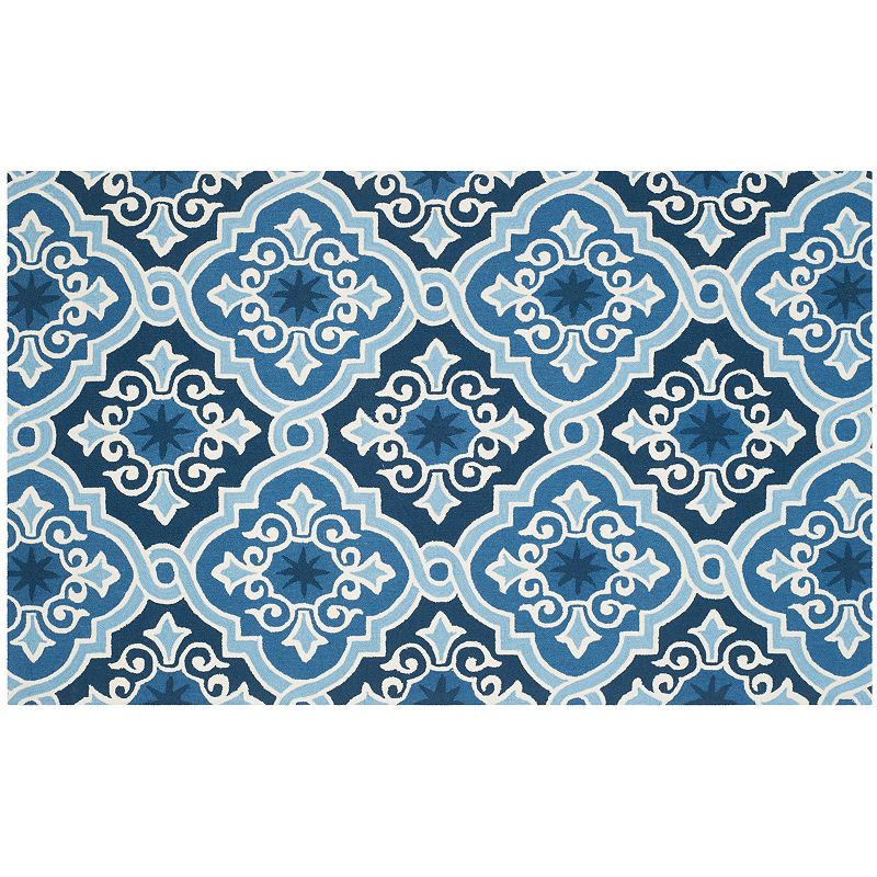 Safavieh Four Seasons Regal Medallion Indoor Outdoor Rug, Multicolor, 8X10 Ft