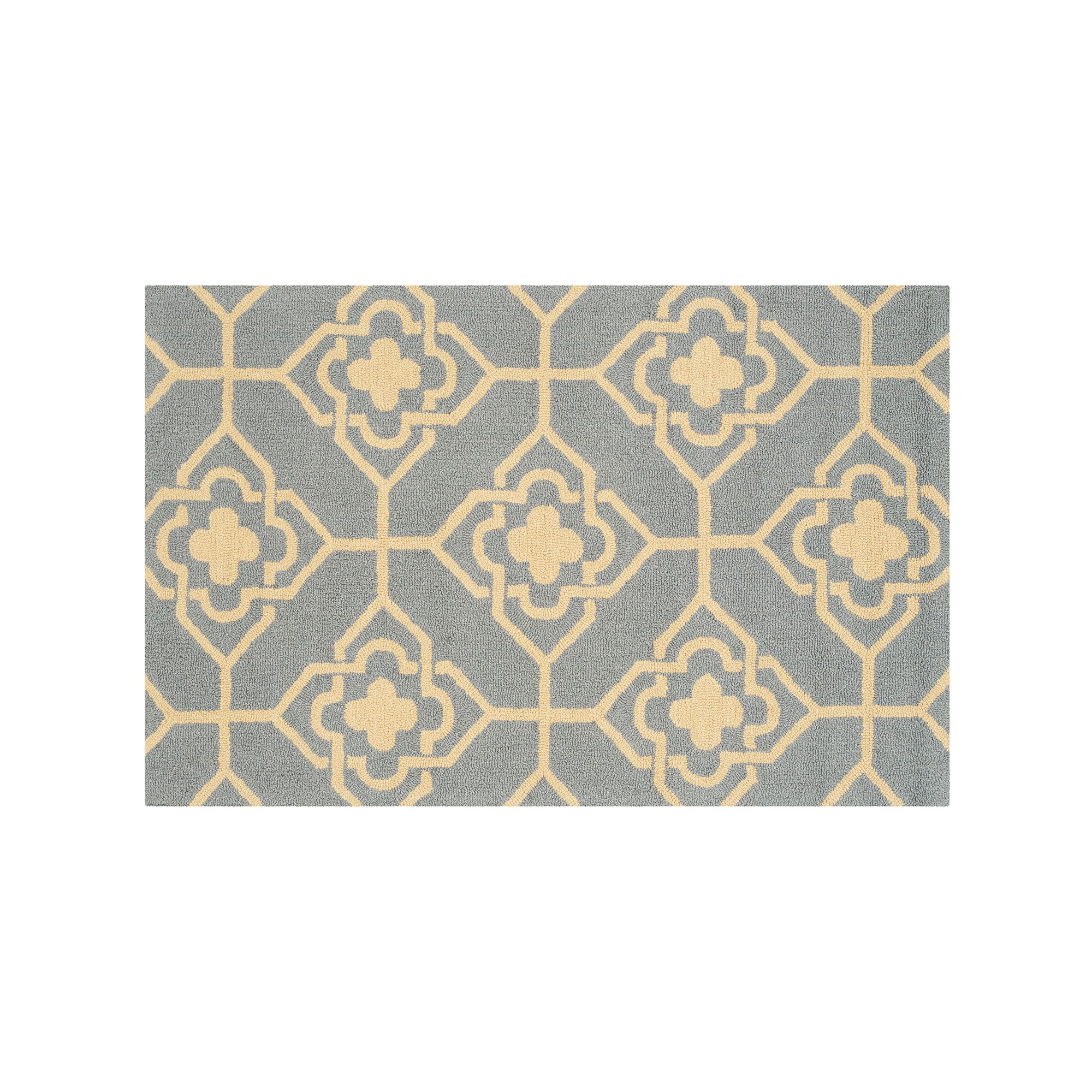 Safavieh Four Seasons Geo Indoor Outdoor Rug, Gray Gold