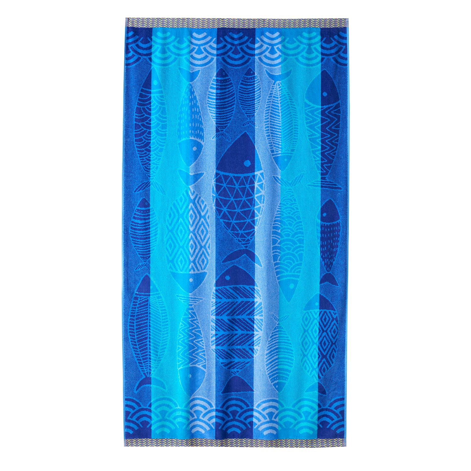 fish beach towel