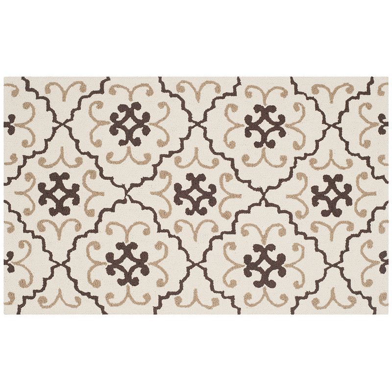 Safavieh Four Seasons Moroccan Medallion Indoor Outdoor Rug, Multicolor, 5X8 Ft