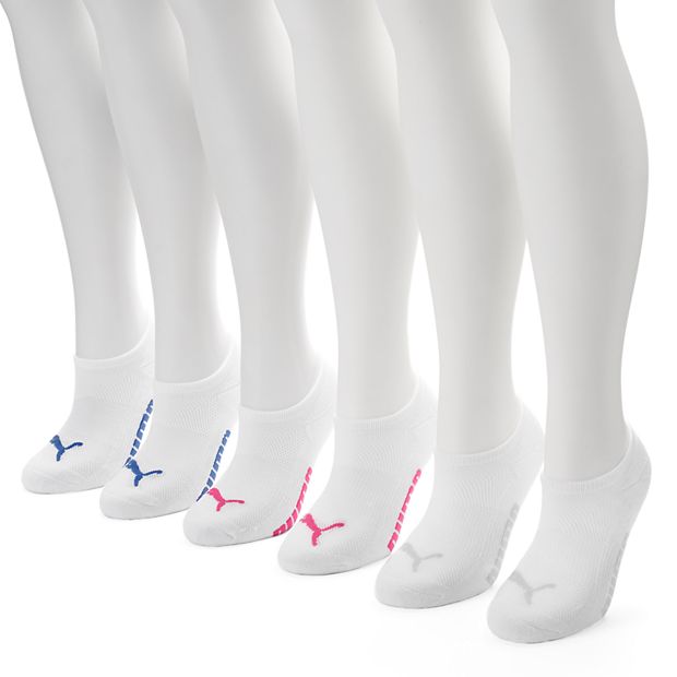 PUMA Women's 6 Pack No Show Socks