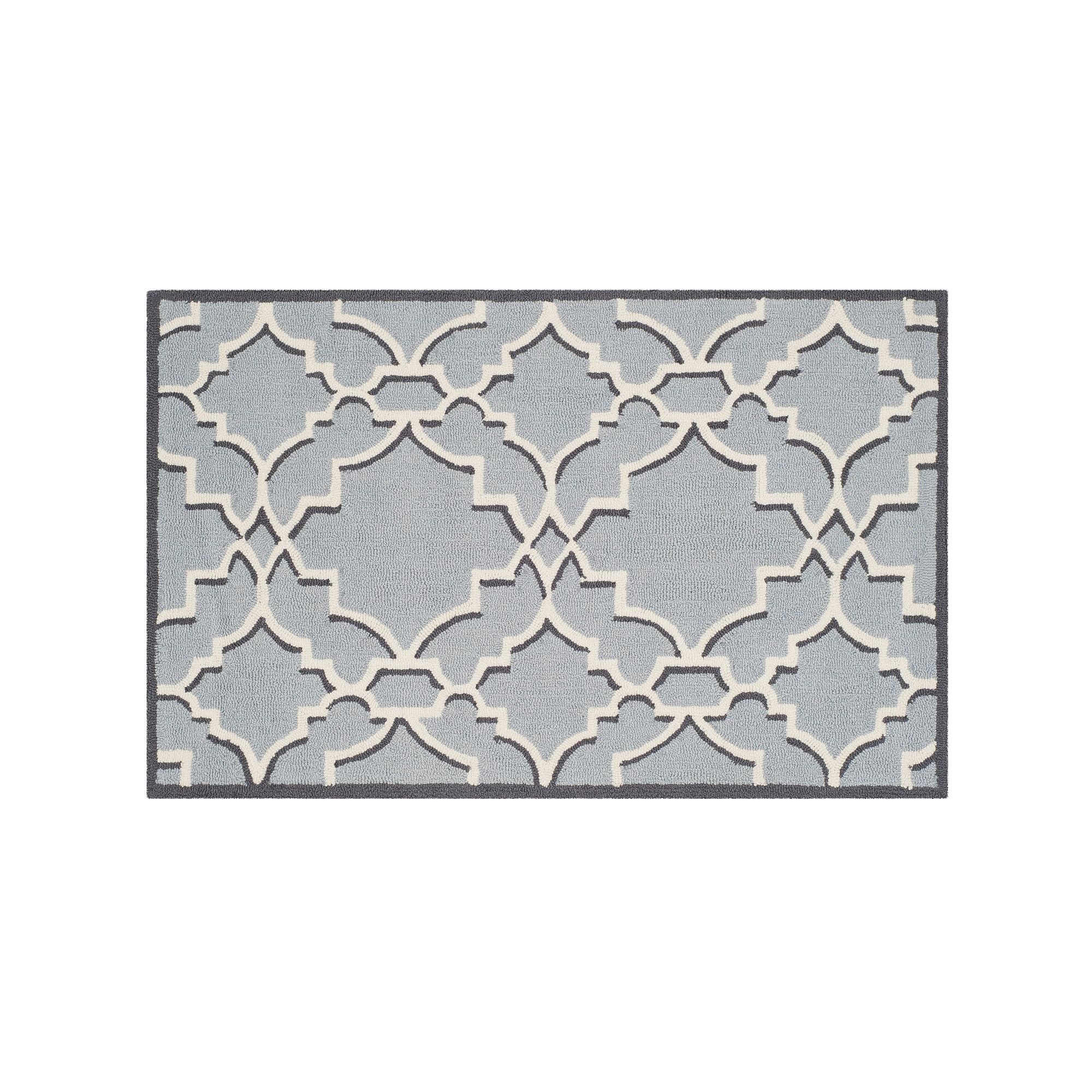Safavieh Four Seasons Sarasota Trellis Indoor Outdoor Rug, Gray Ivory