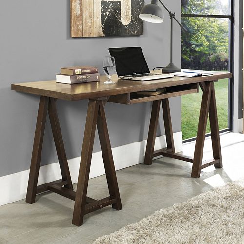 Simpli Home Sawhorse Desk