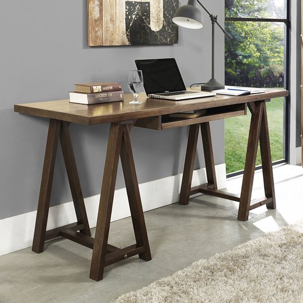 Simpli home outlet sawhorse desk