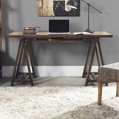 Simpli Home Sawhorse Desk