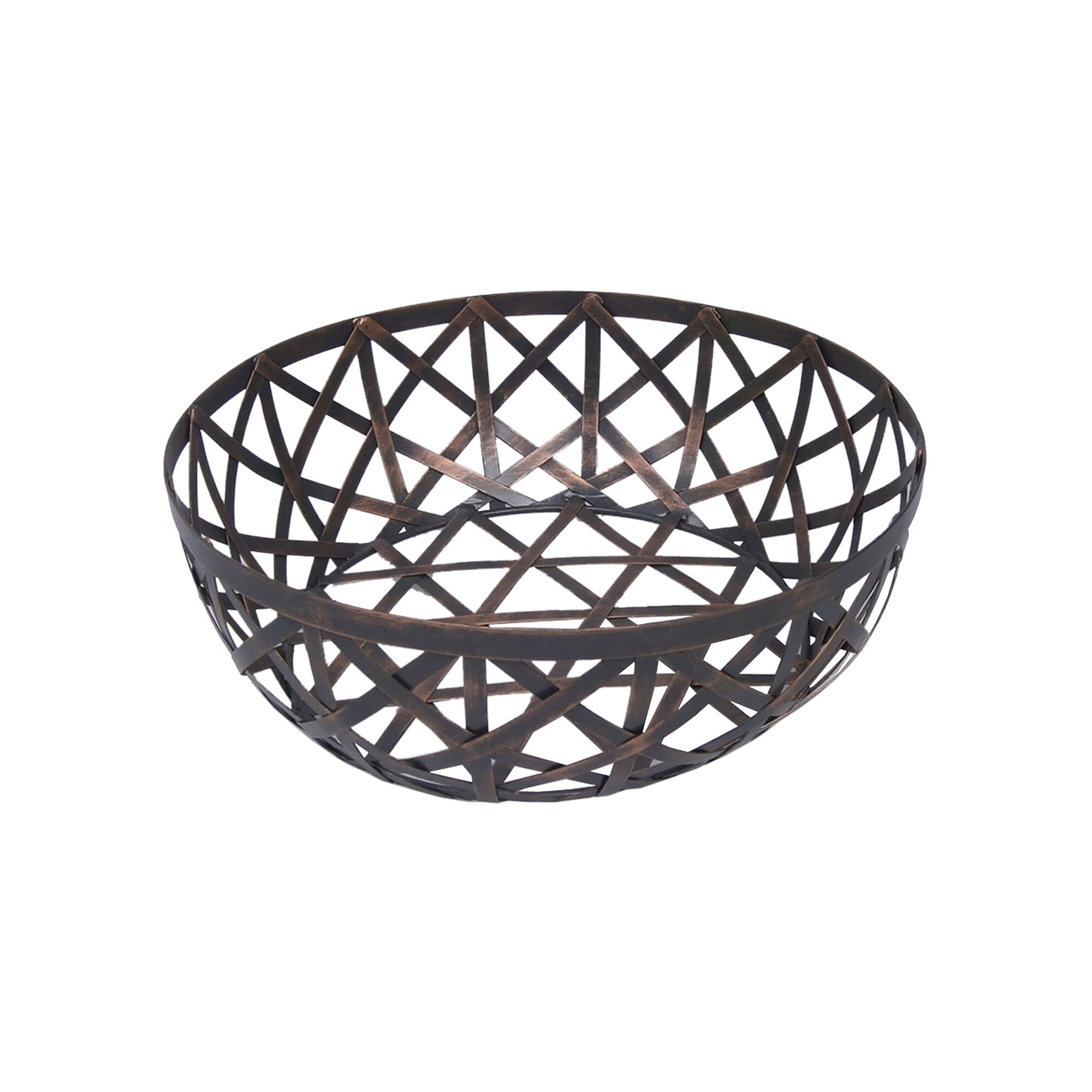 Everyday Decor Brushed Decorative Bowl, Brown