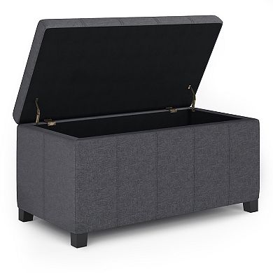 Simpli Home Dover Storage Ottoman