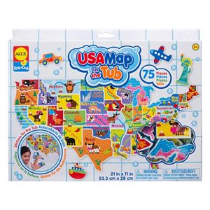 ALEX Rub a Dub USA Map in the Tub