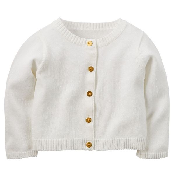 Baby Girl Carter's Sparkle Knit Cardigan