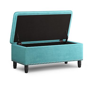 Simpli Home Pillow Top Storage Ottoman
