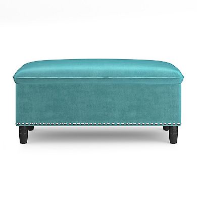 Simpli Home Pillow Top Storage Ottoman