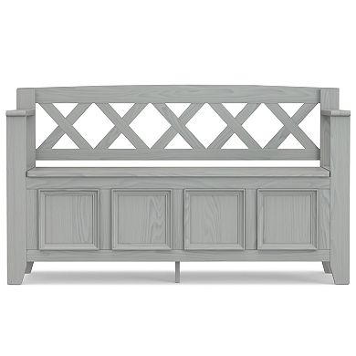 Simpli Home Amherst Entryway Storage Bench