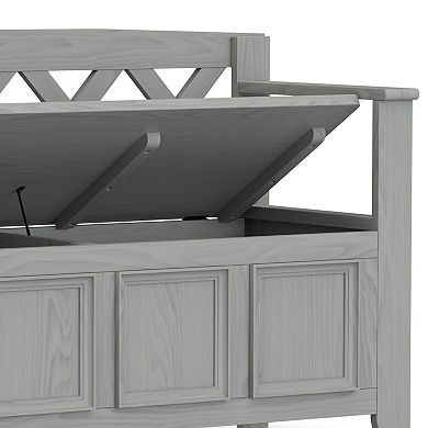 Simpli Home Amherst Entryway Storage Bench