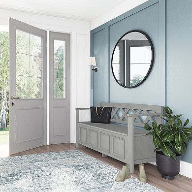 Simpli Home Amherst Entryway Storage Bench