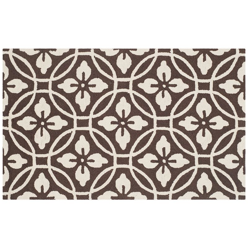 Safavieh Four Seasons Circles Geometric Indoor Outdoor Rug, Multicolor, 3.5X5.5 Ft