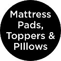 Mattress Toppers, Pads & Pillows