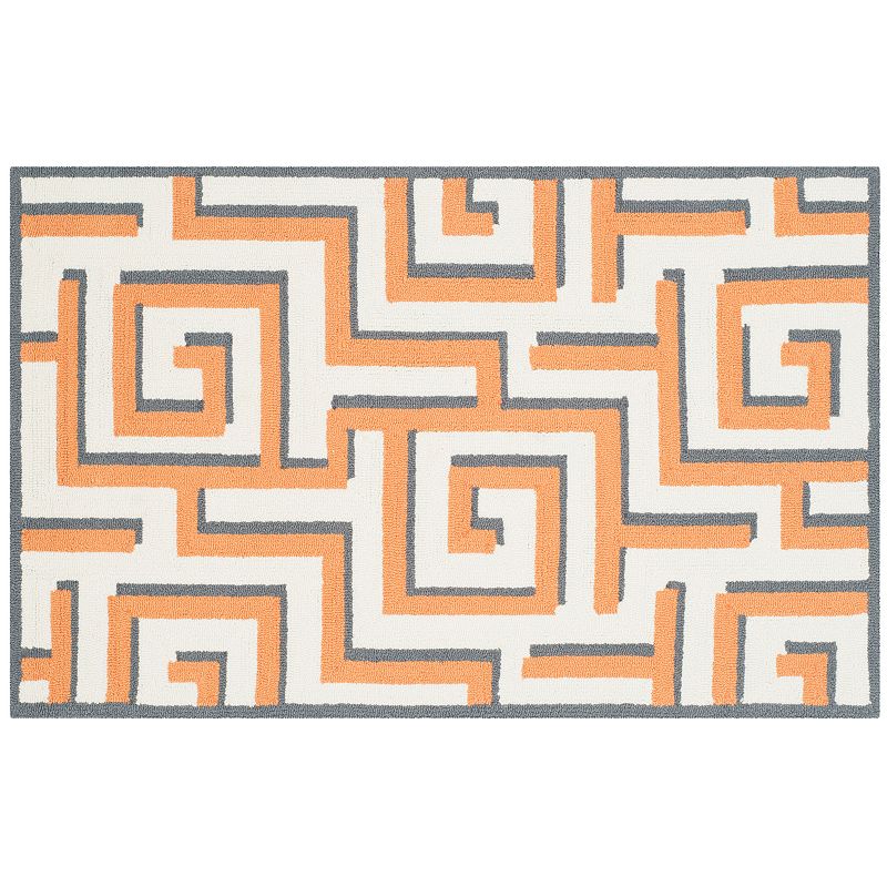 Safavieh Four Seasons Margate Geometric Indoor Outdoor Rug, Multicolor, 5X8 Ft