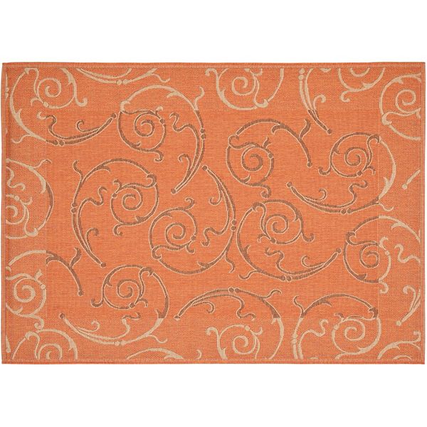 Safavieh Courtyard Scroll Indoor Outdoor Rug