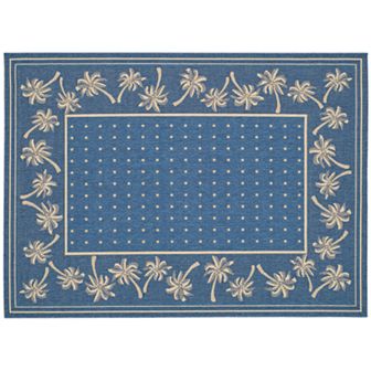 Safavieh Courtyard Palm Trees Indoor Outdoor Rug