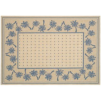Safavieh Courtyard Palm Trees Indoor Outdoor Rug
