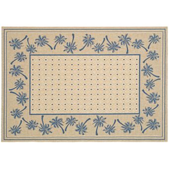 Safavieh Courtyard Palm Trees Indoor Outdoor Rug