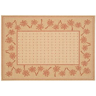 Safavieh Courtyard Palm Trees Indoor Outdoor Rug