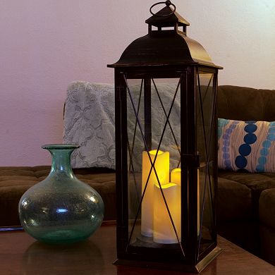 Smart Living Salerno Triple LED Candle Lantern