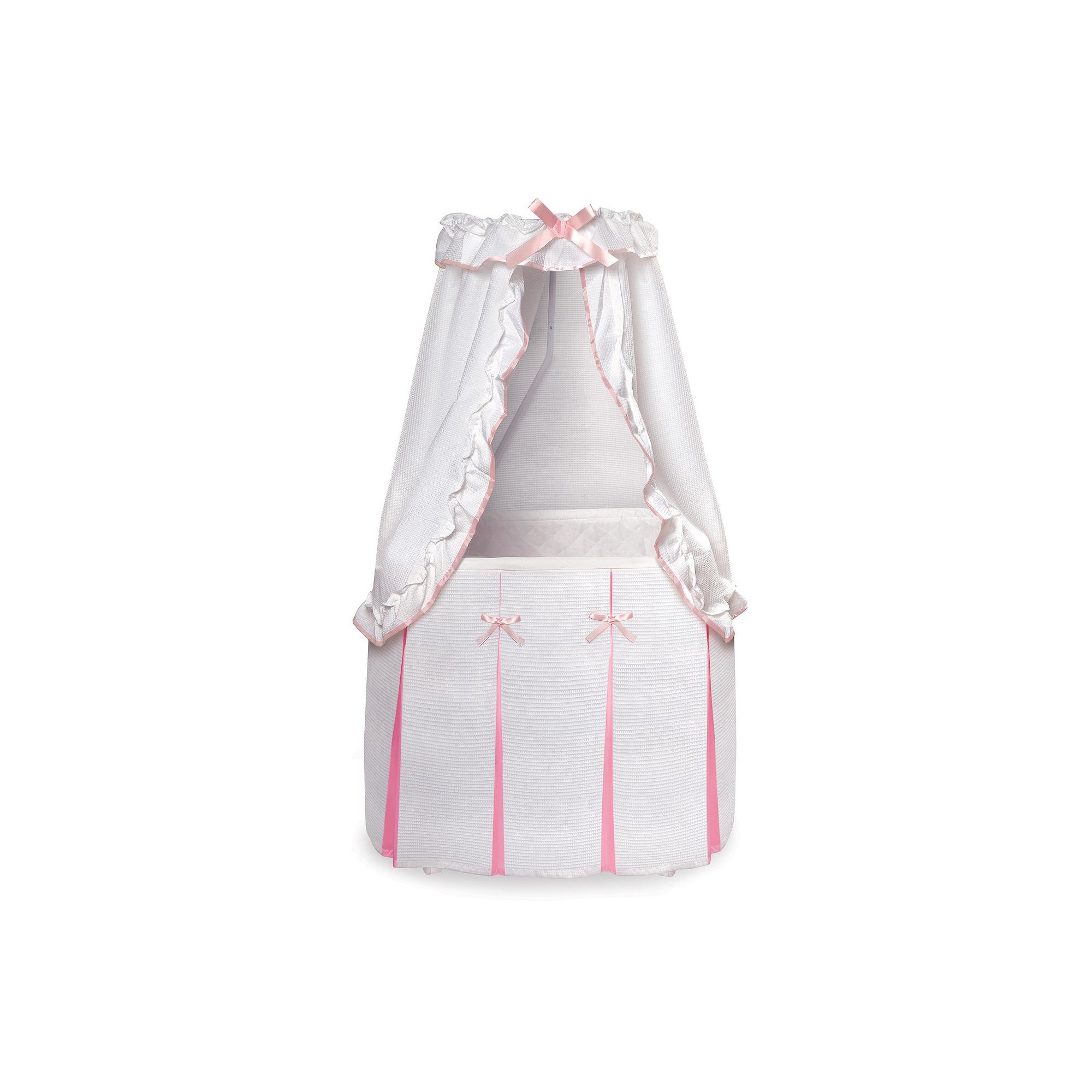 Badger Basket Majesty Bassinet, White