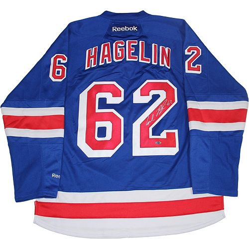 Steiner Sports Carl Hagelin Signed New York Rangers Jersey