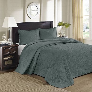 Madison Park Mansfield Reversible Antimicrobial Bedspread Set