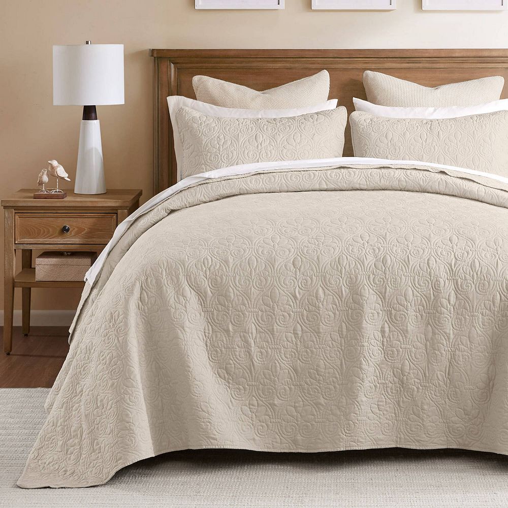 Madison Park Mansfield Reversible Antimicrobial Bedspread Set