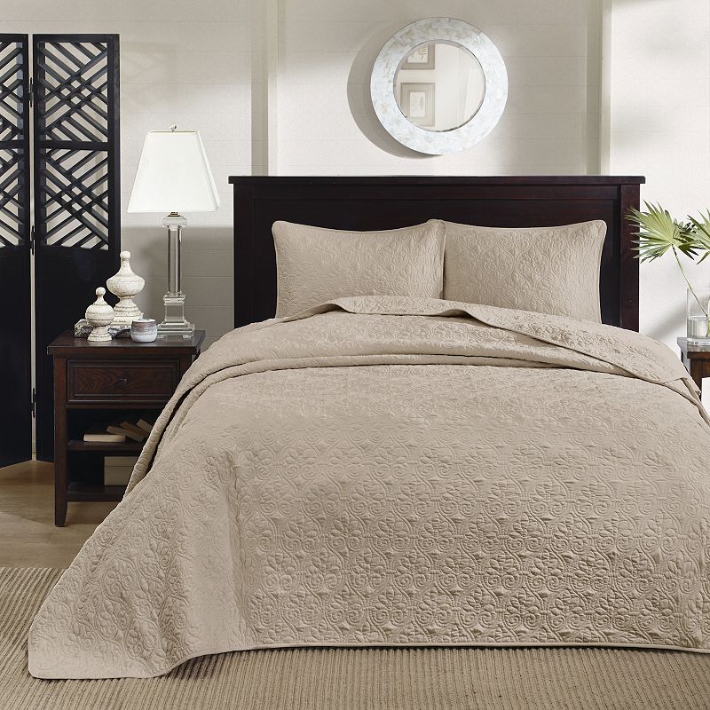 Madison Park Mansfield Bedspread Set, Green
