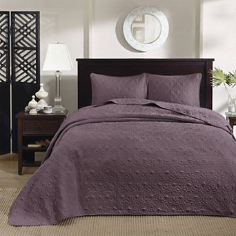 Madison Park Mansfield Reversible Antimicrobial Bedspread Set