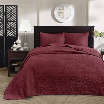 Madison Park Mansfield Reversible Antimicrobial Bedspread Set