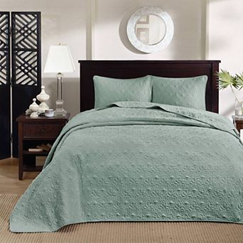 Madison Park Mansfield Reversible Antimicrobial Bedspread Set